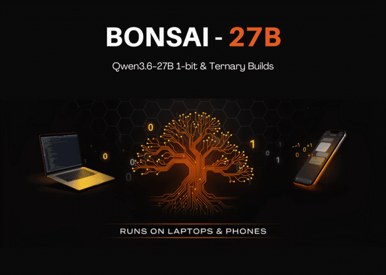 Bonsai 27B: model 1-bit nặng chưa đầy 4GB, chạy được cả trên iPhone — nhưng có đủ sức thay Claude Code?