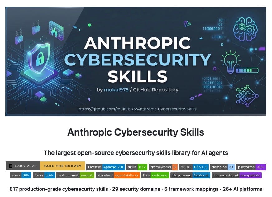 Kho 817 "bí kíp" an ninh mạng Cybersecurity Skills dạy AI agent làm việc như chuyên gia thật - 1