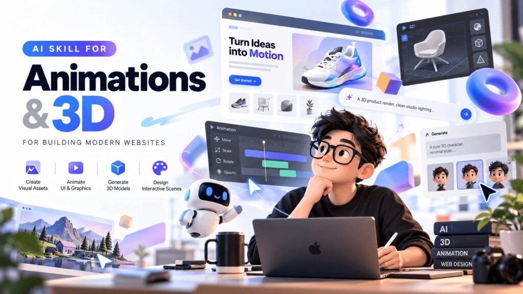 5 skill mã nguồn mở giúp Claude Code làm Animation và 3D