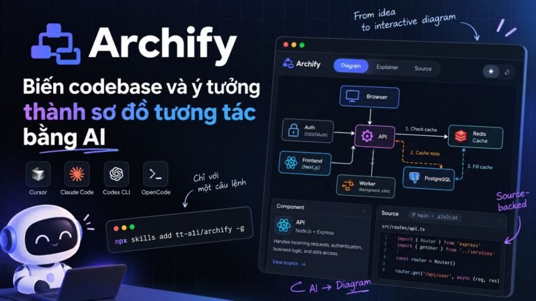 Archify là gì? Biến codebase thành sơ đồ tương tác bằng AI